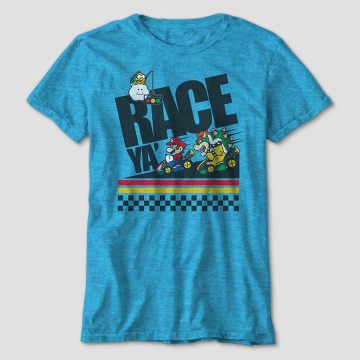 Boys' Super Mario Race Ya Short Sleeve Graphic T-shirt -