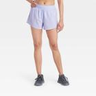Women's Mid-rise Run Shorts 3 - All In Motion Periwinkle Blue