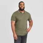 Men's Tall Standard Fit Short Sleeve Loring Pique Polo Shirt - Goodfellow & Co Green