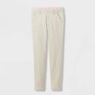 Girls' Skinny Uniform Chino Pants - Cat & Jack Light Khaki