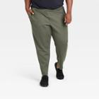 Men's Big & Tall Tech Fleece Pants - All In Motion Olive Green