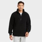 Men's Standard Fit High-neck Sweatshirt - Goodfellow & Co Black