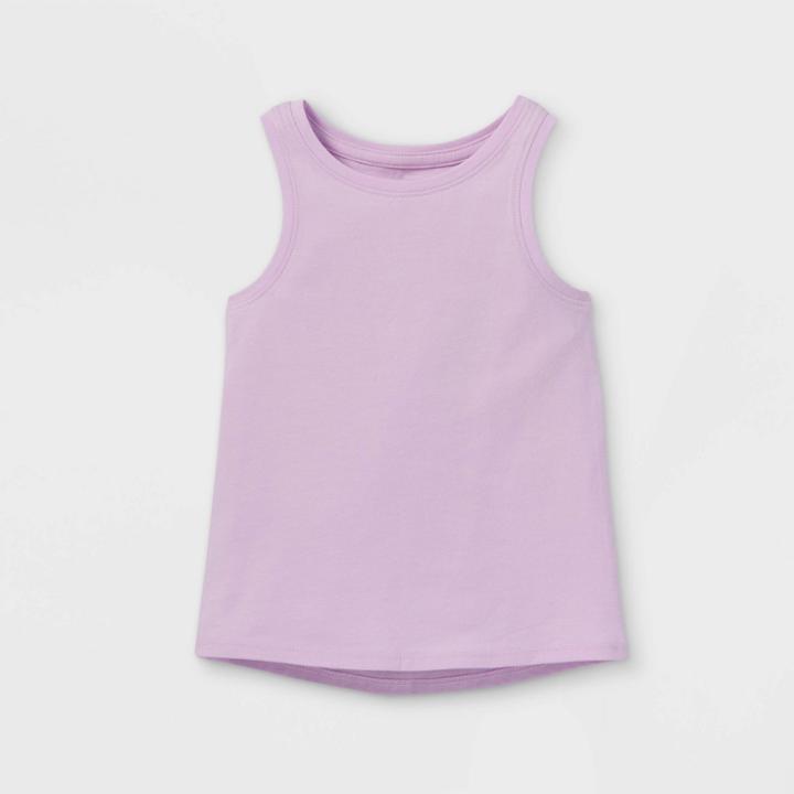 Toddler Girls' Solid Tank Top - Cat & Jack Light Purple