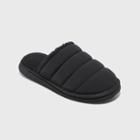 Kids' Charlie Puffer Slide Slippers - Wondershop Black