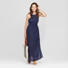Women's Smocked Maxi Dress - Universal Thread Navy (blue)