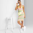 Women's Sleeveless Sweater Knit Dress - Wild Fable Rainbow