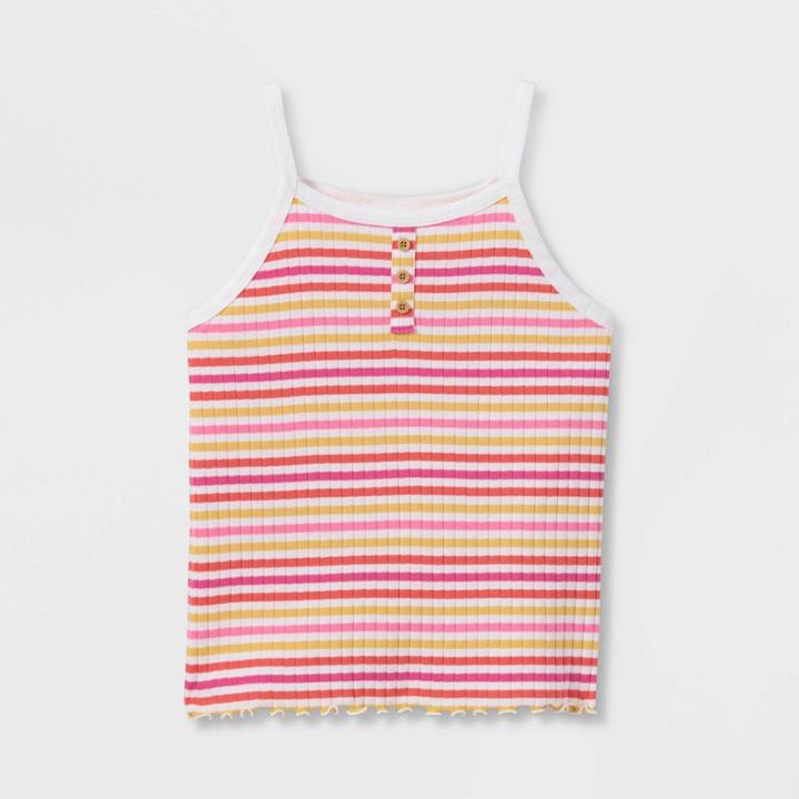 Girls' Rib Knit Tank Top - Cat & Jack