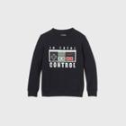 Boys' Nintendo 'in Total Control' Fleece Sweatshirt - Black