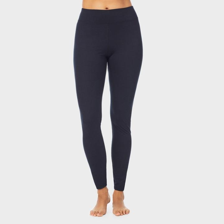 Warm Essentials By Cuddl Duds Women's Soft Thermal Leggings - Black
