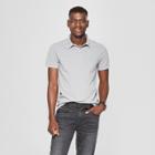 Target Men's Short Sleeve Slim Fit Loring Polo Shirt - Goodfellow & Co Gray