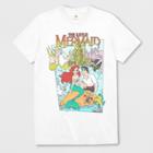 Men's Short Sleeve Disney The Little Mermaid T-shirt - White