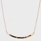Target Necklace - A New Day Tortoise/gold