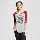 Women's Star Wars Short Sleeve Doing This My Way Qi'ra Raglan Graphic T-shirt (juniors') Heather Gray