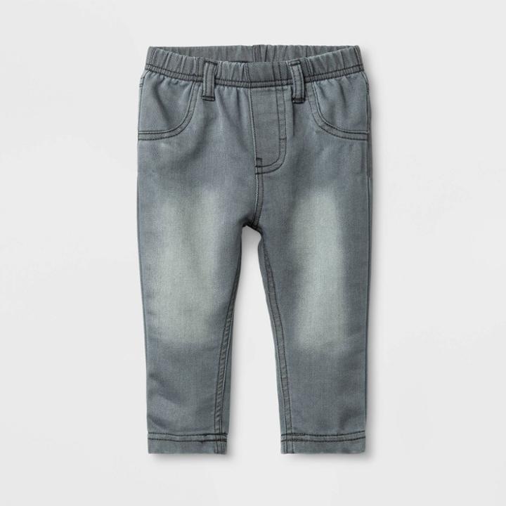 Baby Jeans - Cat & Jack Gray 6-9m, Kids Unisex