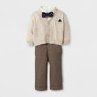 Baby Grand Signature Baby Boys' Cardigan And Houndstooth Pants Suit