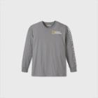Men's National Geographic Long Sleeve T-shirt - Charcoal Gray