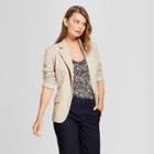 Target Women's Bi-stretch Twill Blazer - A New Day Khaki (green)