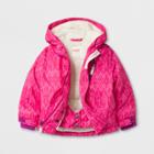 Toddler Girls' Windbreaker With Sherpa Lining - Cat & Jack Pink