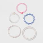Girls' 5pk Jewel Bracelet Set - Cat & Jack One Size,