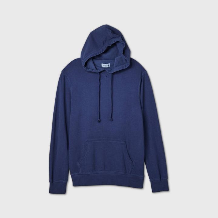 Men's Standard Fit Hoodie Sweatshirt - Goodfellow & Co Navy