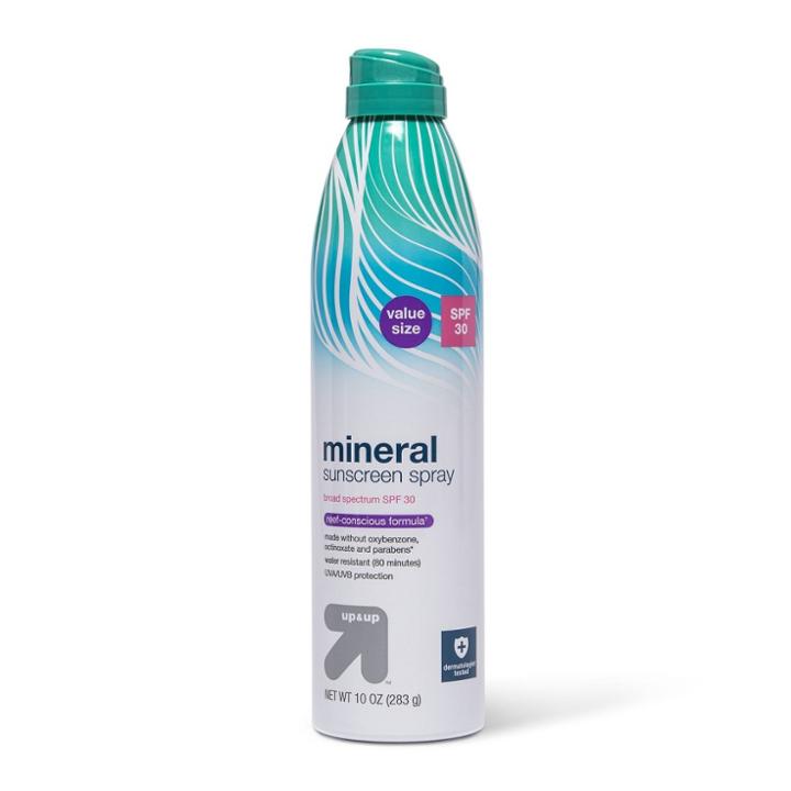 Mineral Sunscreen Spray - Spf 30 - 10oz - Up & Up