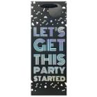Paper Riot Co. Lets Get This Party Started Wine Bag - Spritz , Black