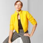 Women's Cropped Puffer Jackets - Wild Fable Yellow
