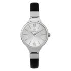 Women's Viewpoint By Timex Watch With Faux Leather Strap - Black Cc3d79500tg, Size: Small,