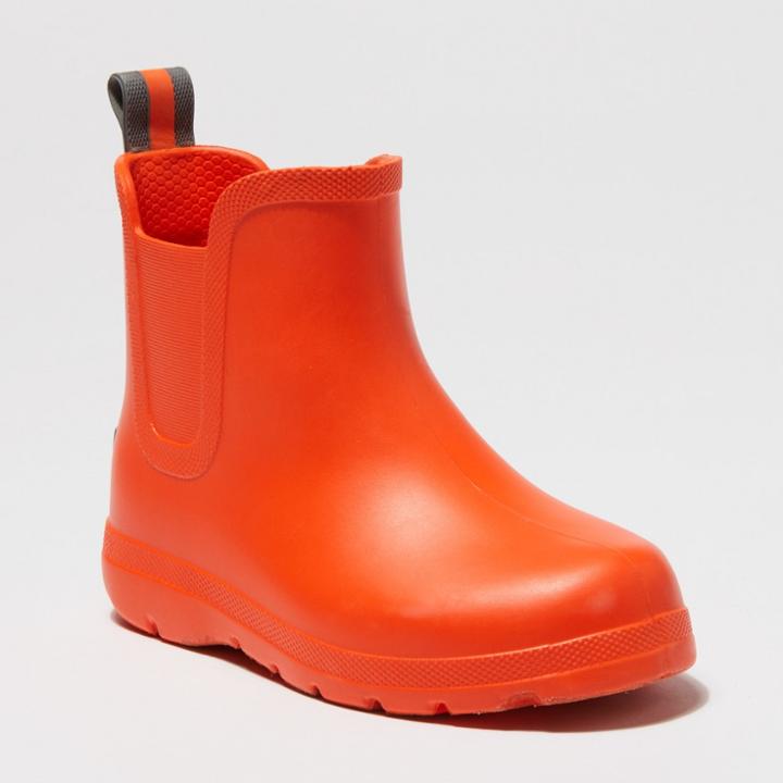 Toddler's Totes Cirrus Ankle Rain Boots - Orange 5-6, Toddler Unisex