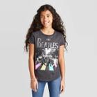 The Beatles Girls' Bg Abbey Rainbow Road T-shirt - Gray