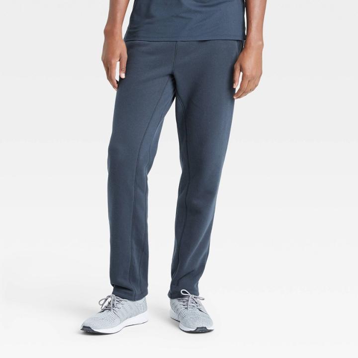 Men's Cotton Fleece Pants - All In Motion Navy