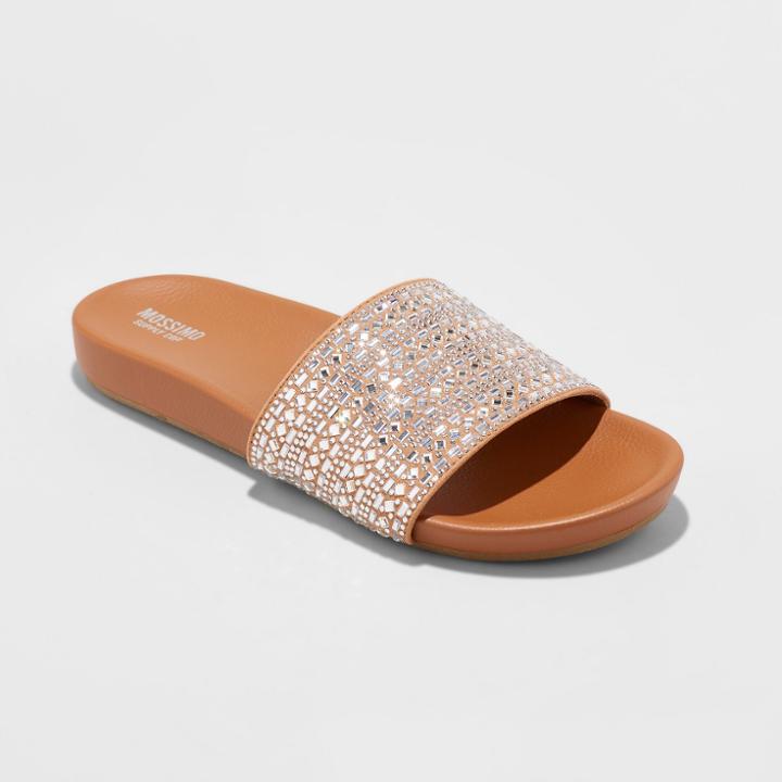 Women's Daylan Slide Sandal - Mossimo Supply Co. Tan