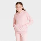 Girls' Velour Hoodie - All In Motion Pink