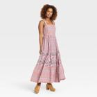 Women's Sleeveless A-line Dress - Knox Rose Pink Floral