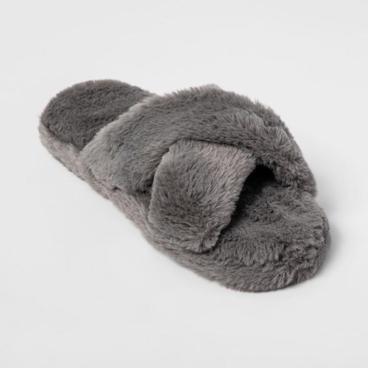 Women's Cozy Slide Slipper - Xhilaration Gray