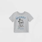Toddler Boys' Disney Mickey Mouse Short Sleeve Graphic T-shirt - Heather Gray 2t - Disney