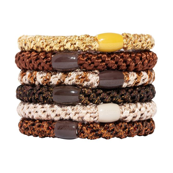 L. Erickson Grab & Go Pony Tube Hair Elastics - Neutral