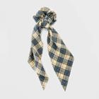 Plaid Fabric Scarf Hair Twister - Universal Thread