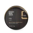 Every Man Jack Men's Styling Clay  Non Greasy, Matte Finish And Strong Hold, Fragrance Free