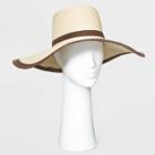 Women's Straw Boater Hats - Universal Thread Natural One Size, Women's,