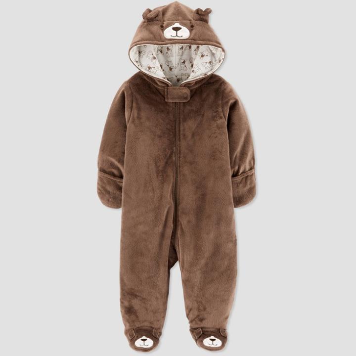 Baby Boys' Pram Dog Overcoat - Just One You Made By Carter's Brown Newborn, Boy's