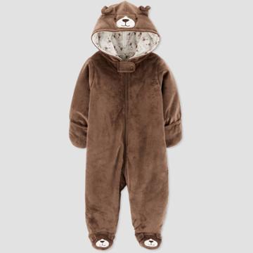 Baby Boys' Pram Dog Overcoat - Just One You Made By Carter's Brown Newborn, Boy's