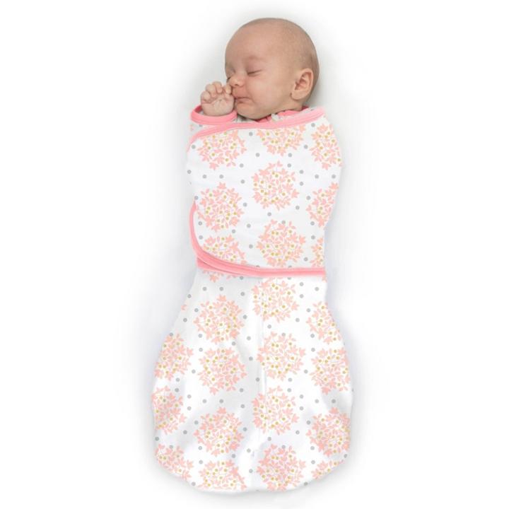 Swaddledesigns Omni Swaddle Sack Swaddle Wrap - Pink Heavenly Floral -