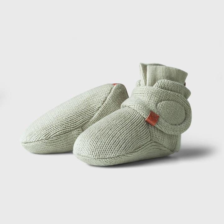 Goumikids Goumi Baby Organic Cotton Knit Boots - Green