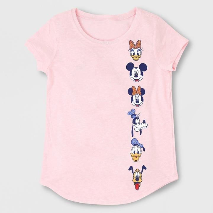Girls' Mickey Mouse & Friends Short Sleeve T-shirt -