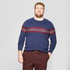 Men's Big & Tall Crew Neck Sweater - Goodfellow & Co Navy