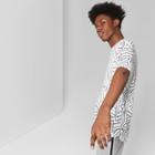 Men's Short Sleeve Drop Shoulder Slub T-shirt - Original Use White