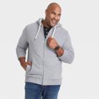 Men's Tall Standard Fit Hooded Sweatshirt - Goodfellow & Co Gray