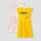 Girls' Looney Tunes Tweety 2pk Dress - Xxl, Pink/yellow