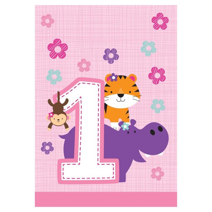Creative Converting 8ct One Is Fun Girl Favor Bags,